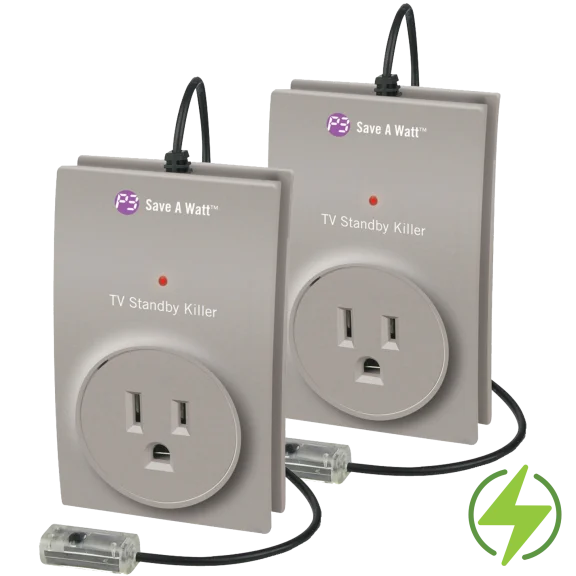 2-PACK of Save-a-Watt Power Saving TV Standby Killer