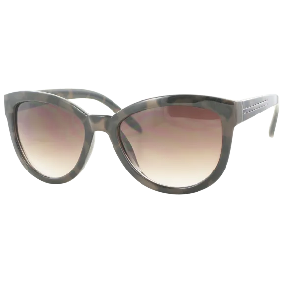 Jones New York Tortoise Cat Eye With Coffee Accents And Gradient Brown Lenses