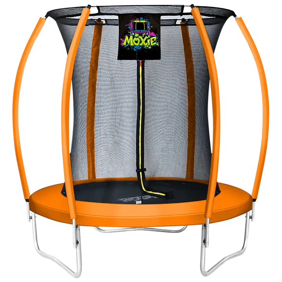 Moxie 6 FT Outdoor Trampoline Set with Premium Top-Ring Frame Safety Enclosure