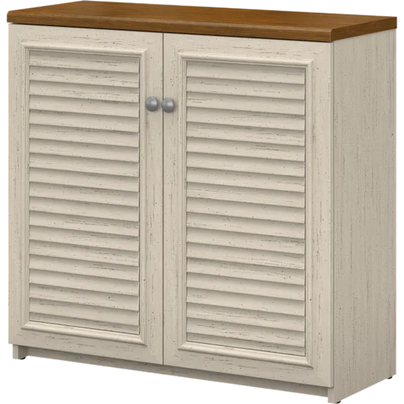 Fairview Small Storage Cabinet with Doors and Shelves