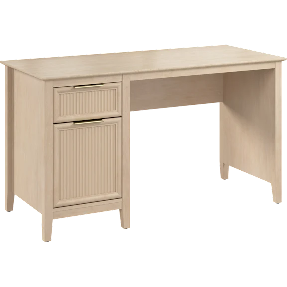 Camille 54W Fluted Office Desk with Storage