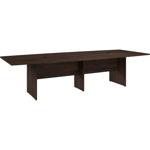 120-inch Office Conference Table with Wood Base
