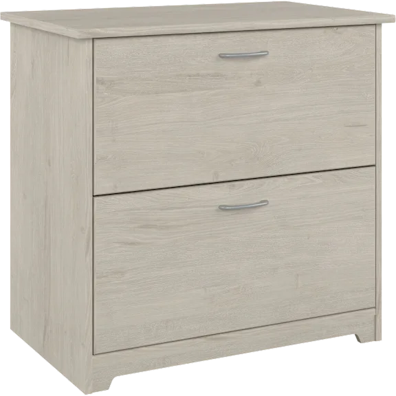 Cabot 2 Drawer Lateral File Cabinet in Linen White Oak