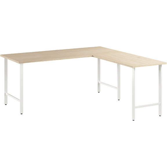 Hustle 72W x 30D L Shaped Computer Desk with Metal Legs