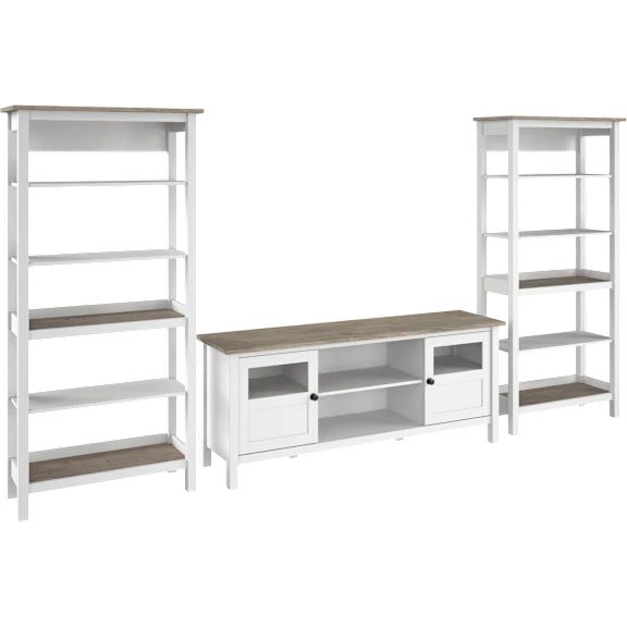 Mayfield 60W TV Stand with Bookcases