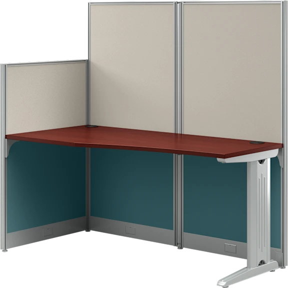 Office in an Hour 65W x 33D Straight Cubicle Desk