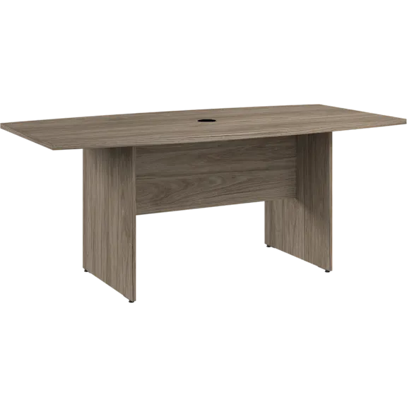 72-inch Office Conference Table with Wood Base