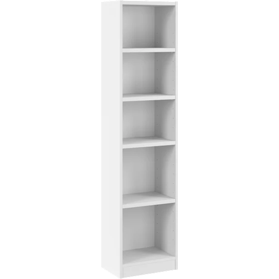 Universal 17W Narrow 5 Shelf Bookcase