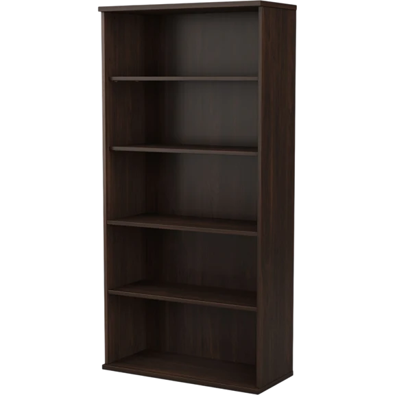 Studio C Tall 5 Shelf Bookcase