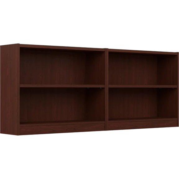 2-Pack: Universal Small 2 Shelf Bookcase