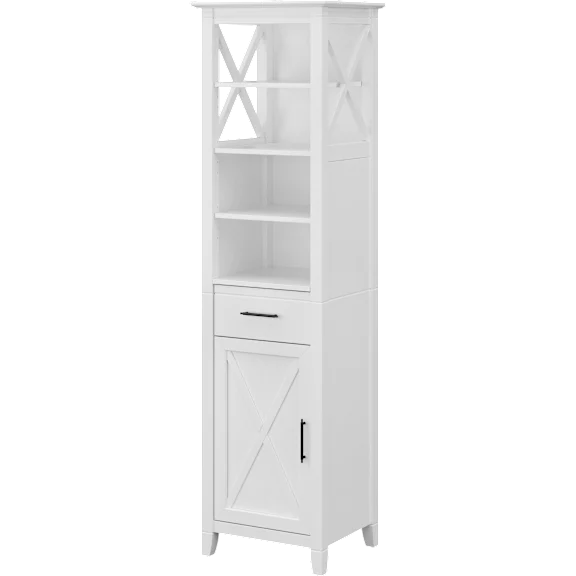 Key West Tall Bathroom Storage Cabinet
