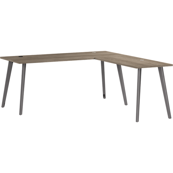 Motiva 72W x 30D Table Desk with 48W Return