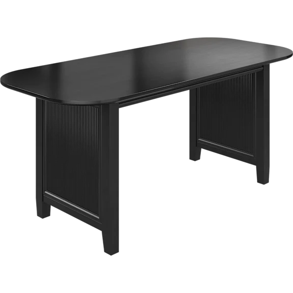 Camille 71W Fluted Base Dining Table