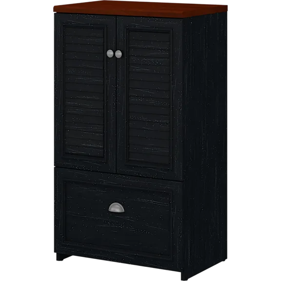 Fairview 2 Door Storage Cabinet with File Drawer