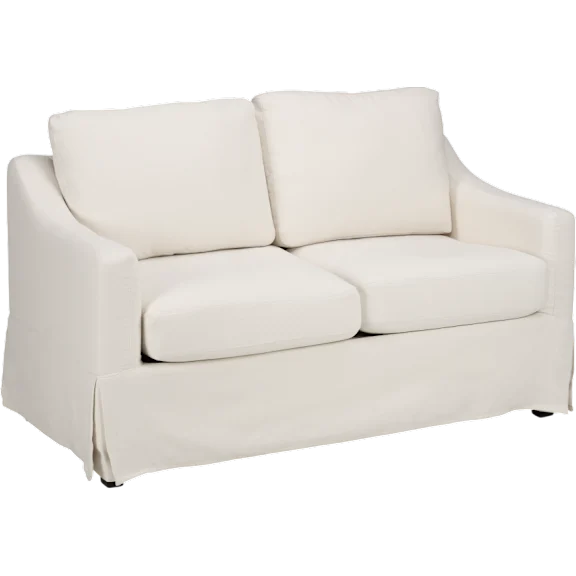 Bush Home Harper 57W Loveseat with Slipcover