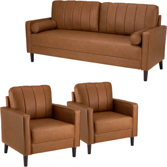 Max 77W Sofa and 32W Accent Chair - Set of 2