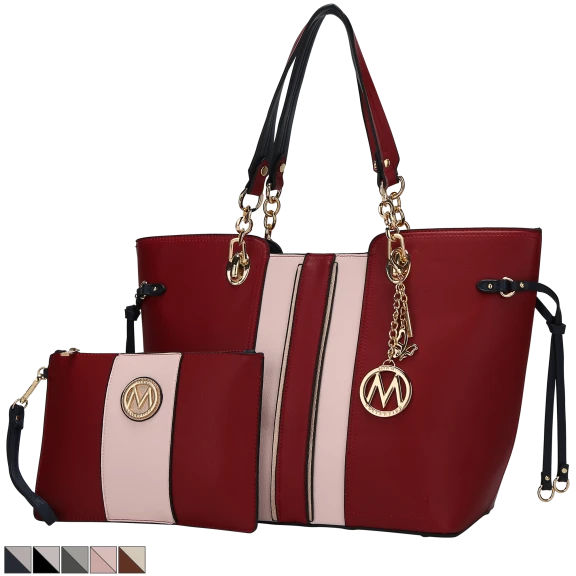 MKF Collection Holland Tote with Wristlet by Mia K.