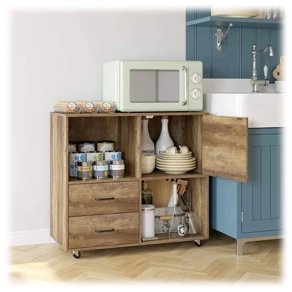 Ohwill Lateral File Cabinet with 2 Drawers