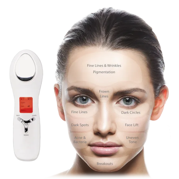 Lumina NRG Hot and Cold Facial Infuser - Dual Sonic For Face and Eyes