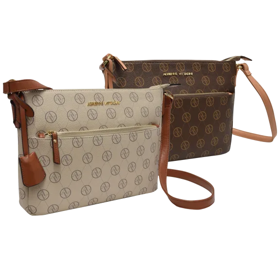 Adrienne Vittadini Top Zip Crossbody