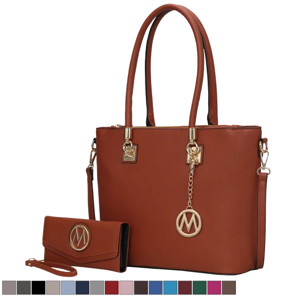 MKF Collection Vanessa Tote & Wallet Set