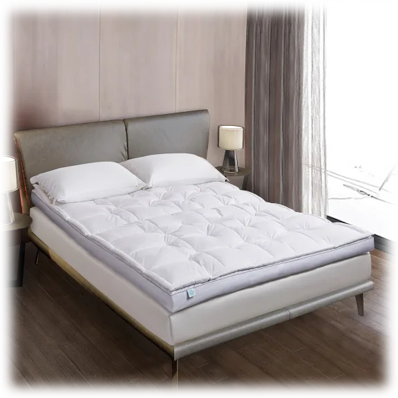 Martha Stewart 233 Thread Count 3'' White Down Top Featherbed