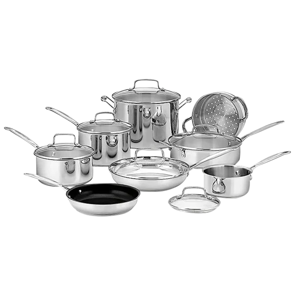 Cuisinart 14 Piece Stainless Steel Chef's Collection Cookware