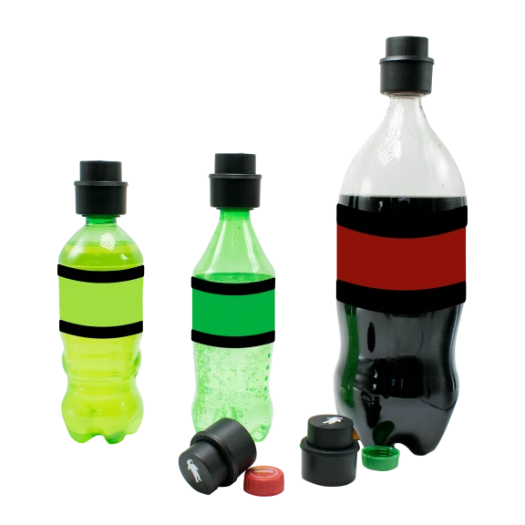 5-Pack: FRESHeTECH Air Lock Soda Sealers