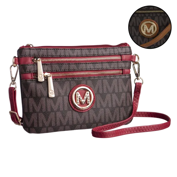 Milan Imports Crossbody-Wristlet Combo Handbags