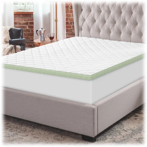 SensorPEDIC 3-Inch Ultimate Cooling Luxury Quilted Memory Foam Bed Topper