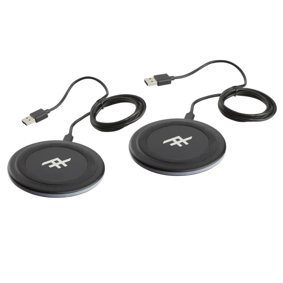 2-Pack: iFrogz Wireless Charge Pad / Wall Charger Combo 5w-10w in Black