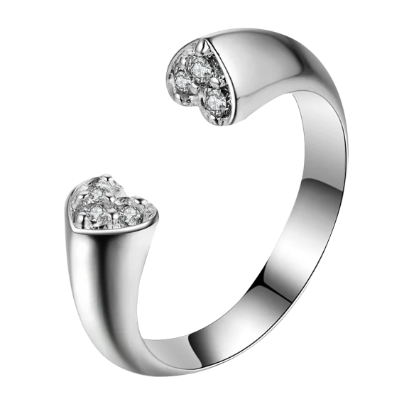 Hollywood Sensation Heart Ring "When Love Comes Together" Ring
