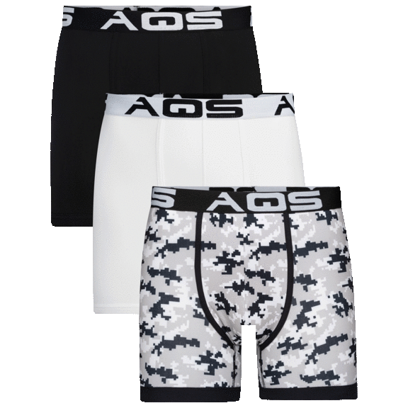 3-Pack: AQS Camouflage Boxer Brief