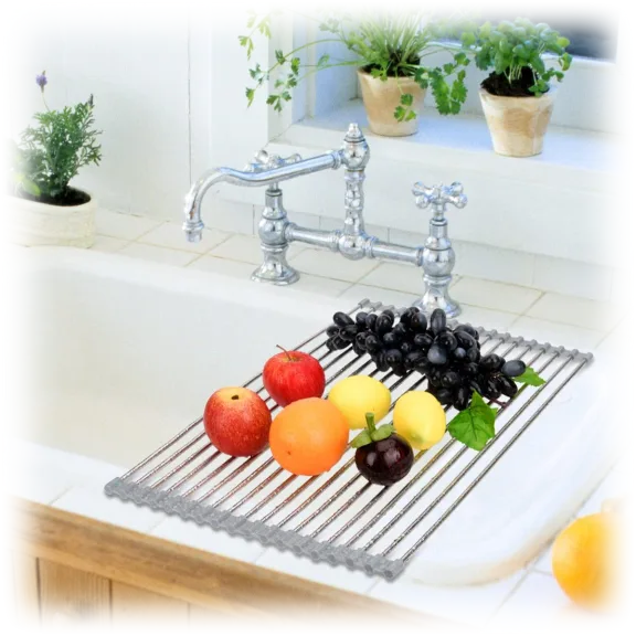 2-Pack: Fold Up Rack for Kitchen Sink