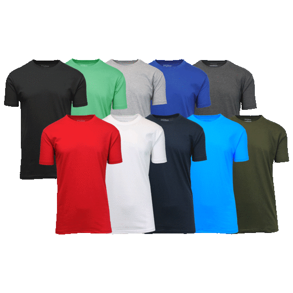 6-Pack: Men's Assorted Short Sleeve Tee