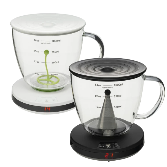Victor & Victoria TaC brew Tea & Coffee Pots, Filter and Timer