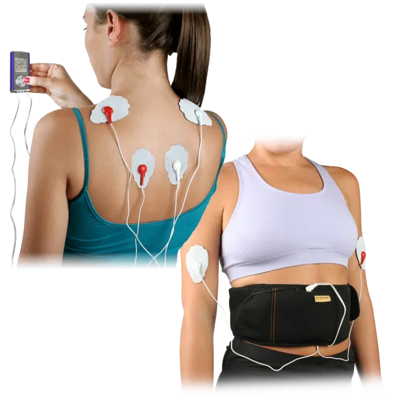 Palm NRG Full Body 8-Mode Digital Pulse Massager wtih 2-Piece Belt