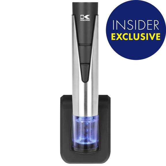 Kalorik 2-in-1 Stainless Steel Wine Opener and Preserver