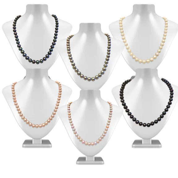 Pacific Pearls Maria Theresa Classic Pearl Necklace