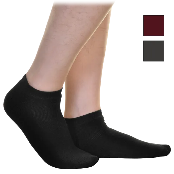 6-Pack: Angelina Unisex French Terry Quarter Socks