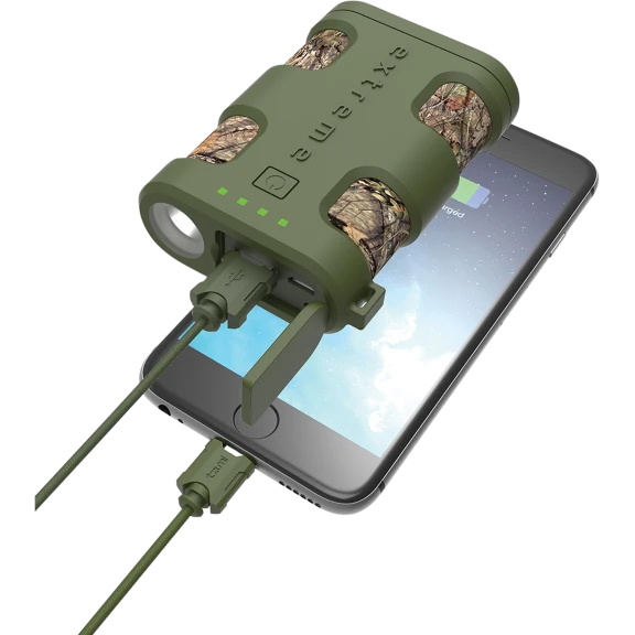 Tzumi PocketJuice Mossy Oak Extreme 6,000mAh Portable Charger