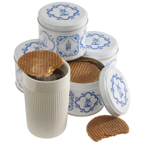 4-Pack: Daelmans Stroopwafels in Keepsake Tins