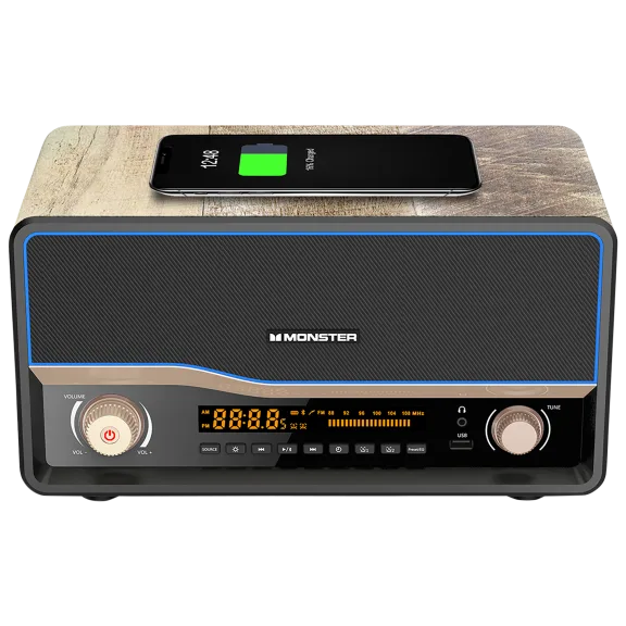 Monster Retro Qi Charging 30W Bluetooth Speaker
