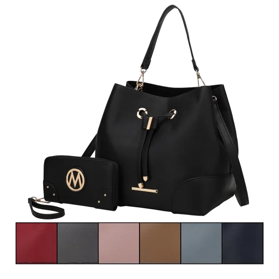 MKF Collection Solid Bella Bucket by Mia K