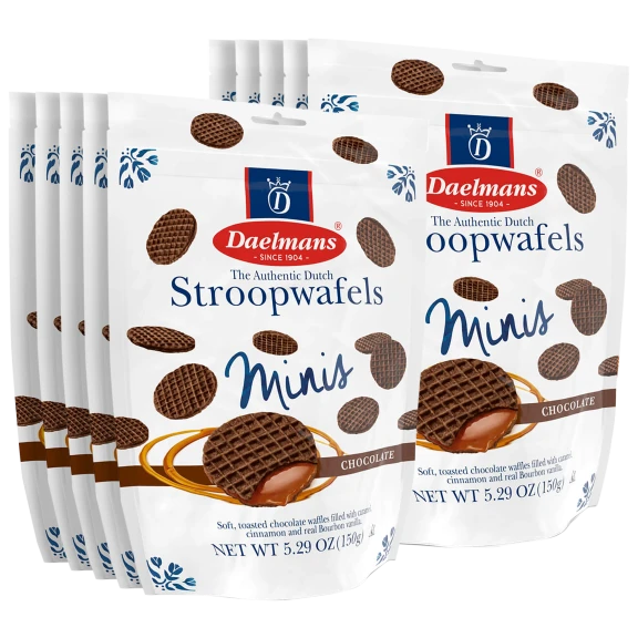 200-Count Mini Chocolate Stroopwafels