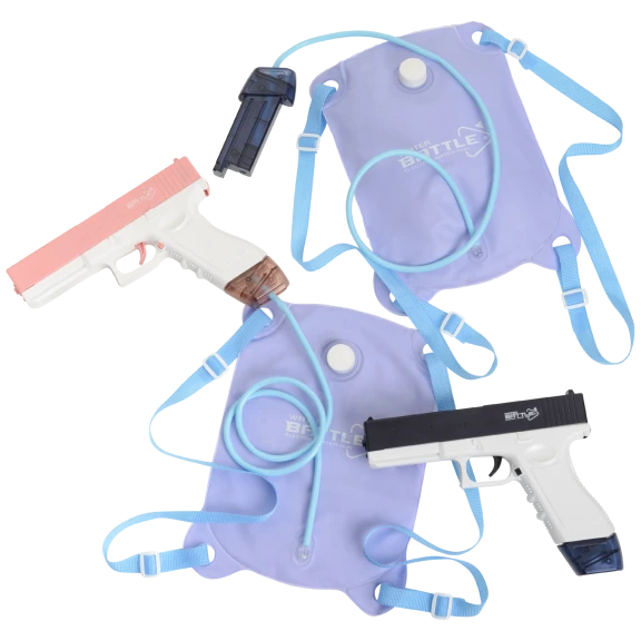 Hakol Set of 2 Rechargeable Large Capacity & Long Range Automatic Water Guns