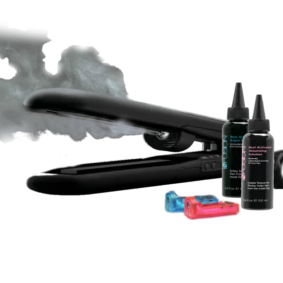 Nfusion Ultra Sonic Professional Vapor Flat Iron with Argan Oil