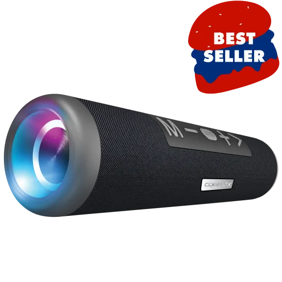 Cobaltx Wireless LED Light Bluetooth Speaker with FM Radio