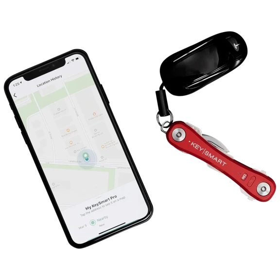 KeySmart PRO with Tile Smart Location