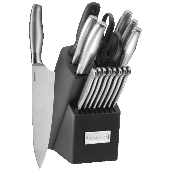 Cuisinart 17-Piece Stainless Steel Cutlery Block Set